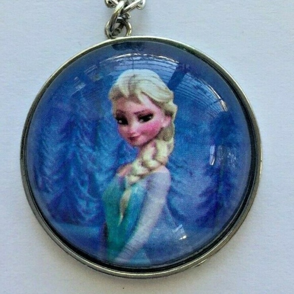 Disney Jewelry - Disney Frozen Elsa Princess 22" Necklace 1.5"